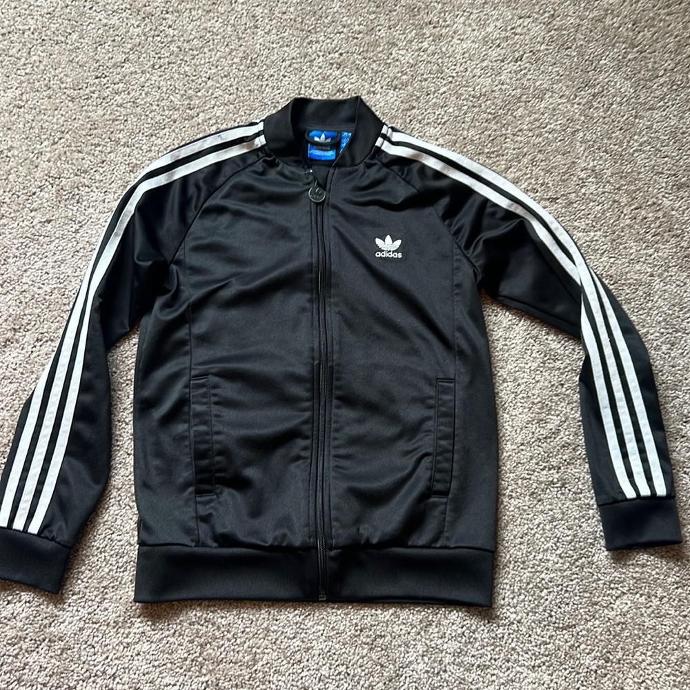 Adidas track jacket youth size medium